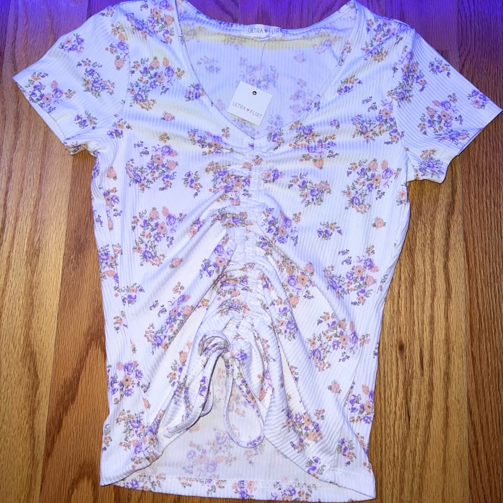 Floral print top